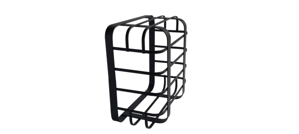 Square Black Bread Pastry Basket for Home