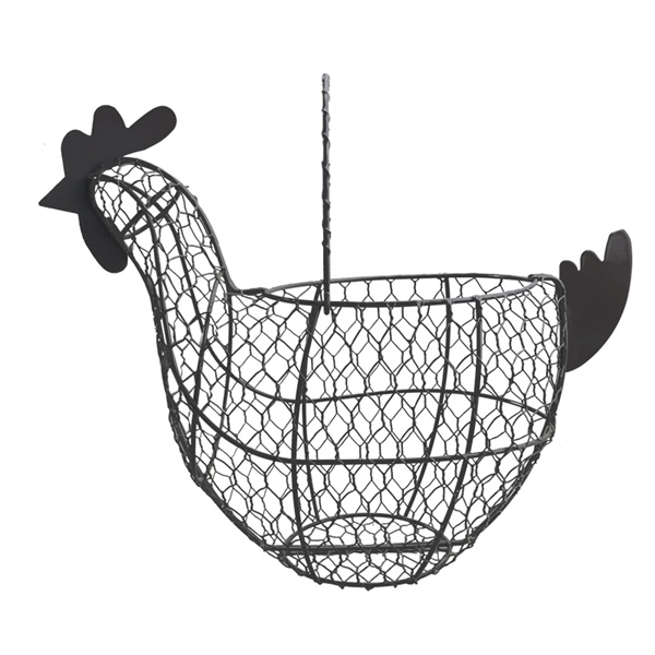 Metal Chicken Egg wire Basket Holder