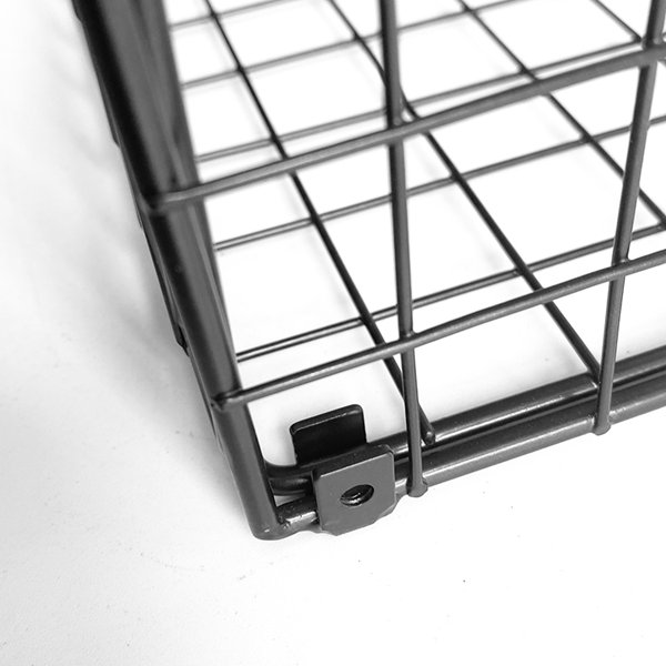 Foldable Wire Mesh Basket For Towel Storage