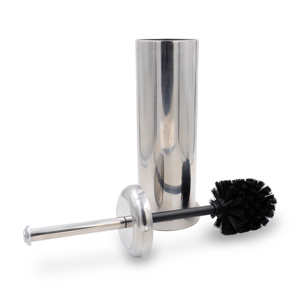Stainless Steel Metal Toilet Cleaning Brush with Stand