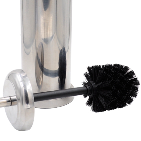 Stainless Steel Metal Toilet Cleaning Brush with Stand