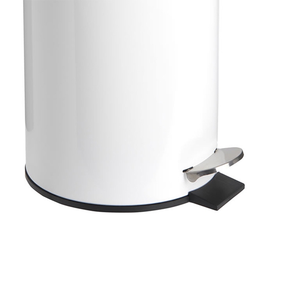 Manufacturing Small 3L White Pedal Bin With PP Liner