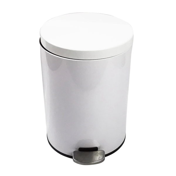 Manufacturing Small 3L White Pedal Bin With PP Liner