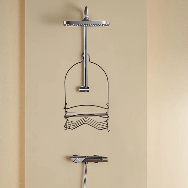 Simple Shower Head Rack Shower Caddy For Large Shower Head