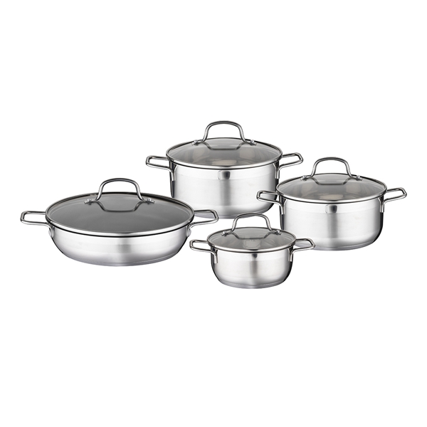 201 Stainless Steel Cookware Pots And Pans Set