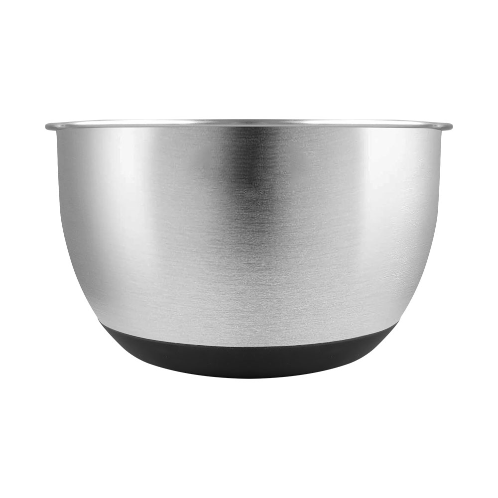 Modern Stainless Steel Mixing Bowls With Rubber Bottom