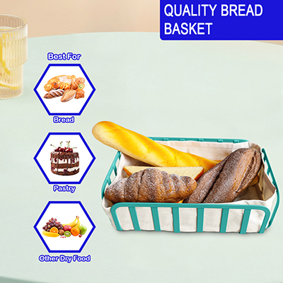 Rectangular bread basket